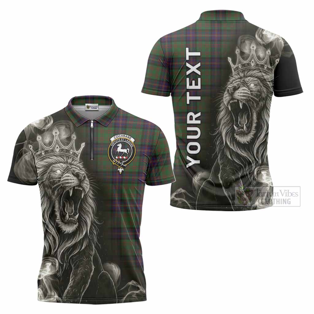 Cochrane Tartan Zipper Polo Shirt Roaring Lion Heritage
