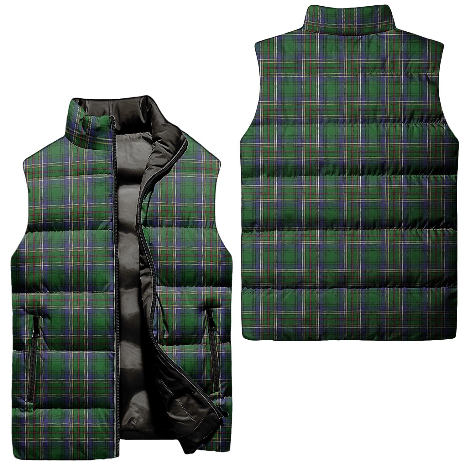 Cockburn Tartan Sleeveless Puffer Jacket Unisex - Tartanvibesclothing