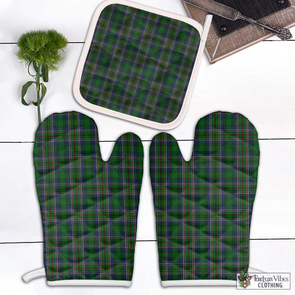 Cockburn Tartan Combo Oven Mitt & Pot-Holder Combo 1 Oven Mitt & 1 Pot-Holder White - Tartan Vibes Clothing