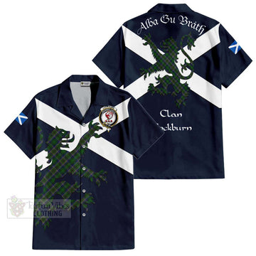 Cockburn Tartan Lion Rampant Hawaiian Shirt Proudly Display Your Heritage with Alba Gu Brath and Clan Name