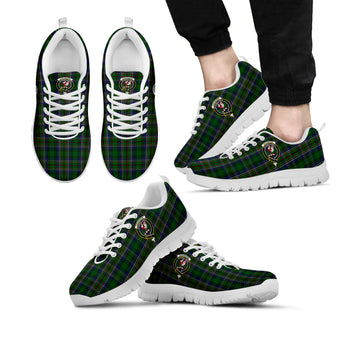 Cockburn Tartan Sneakers with Family Crest