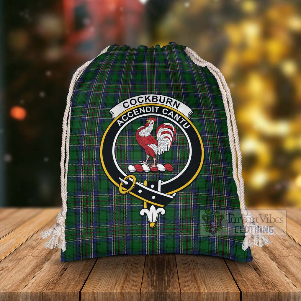 Tartan Vibes Clothing Cockburn Tartan Christmas Santa's Bag with Family Crest