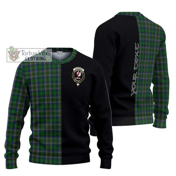 Cockburn Tartan Knitted Sweater with Family Crest and Half Of Me Style Unisex - Tartanvibesclothing Shop