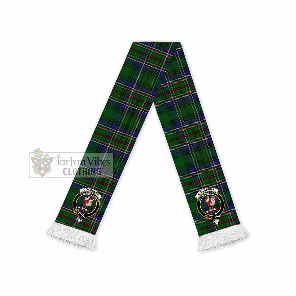 Tartan Vibes Clothing Cockburn Tartan Ruffneck Scarf with Family Crest