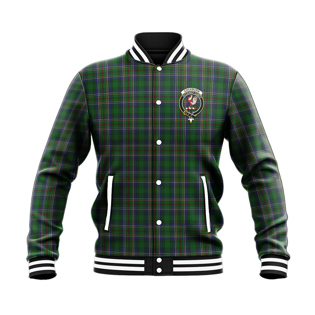 Cockburn Tartan Baseball Jacket with Family Crest - Tartan Vibes Clothing