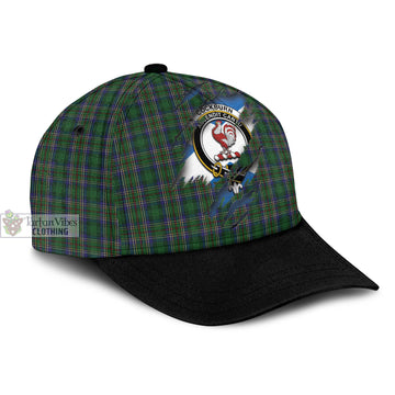 Cockburn Tartan Classic Cap with Family Crest In Me Style