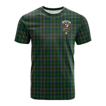 Cockburn Tartan T-Shirt with Family Crest