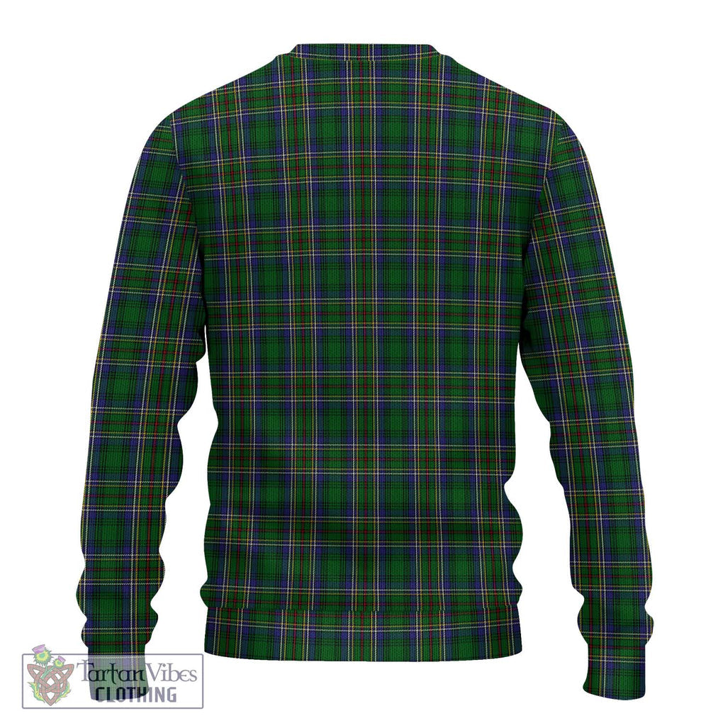 Cockburn Tartan Knitted Sweater with Family Crest DNA In Me Style - Tartanvibesclothing Shop