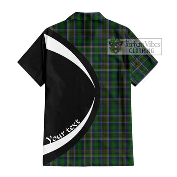 Cockburn Tartan Hawaiian Shirt with Family Crest Circle Style