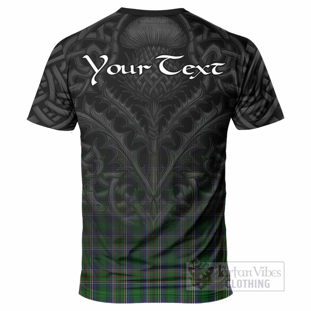 Tartan Vibes Clothing Cockburn Tartan T-Shirt with Family Crest Celtic Thistle Vibes