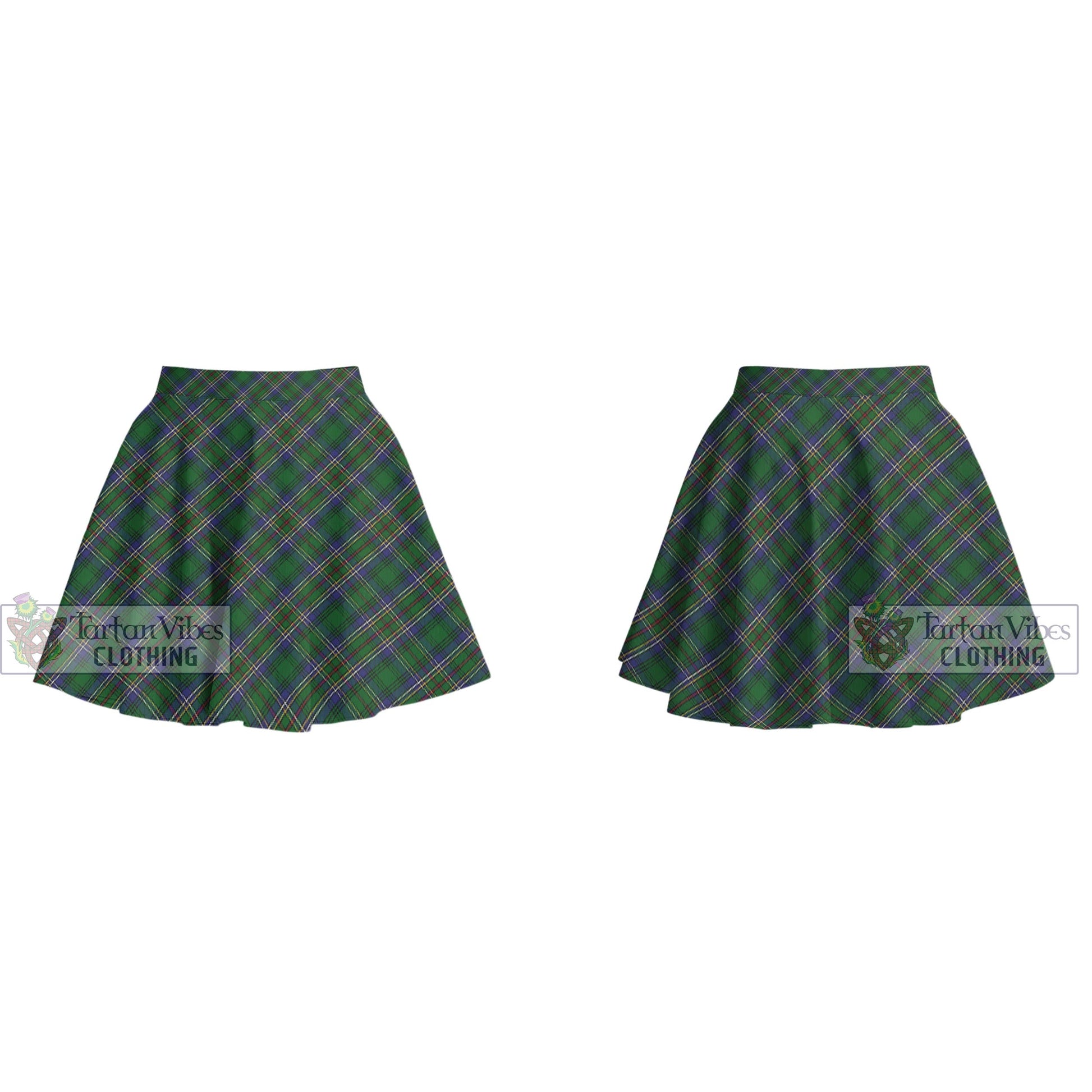Tartan Vibes Clothing Cockburn Tartan Women's Plated Mini Skirt