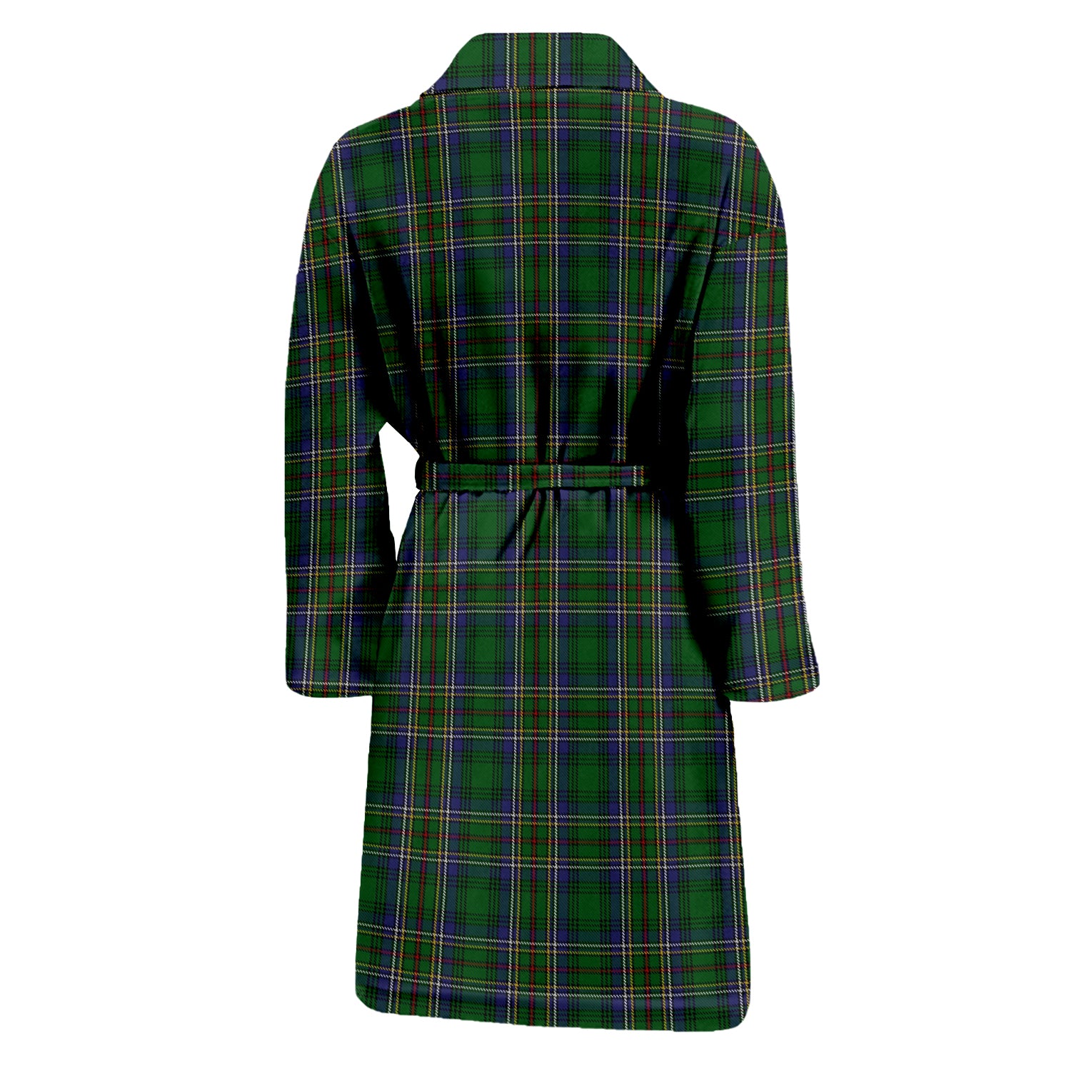 Cockburn Tartan Bathrobe with Family Crest - Tartan Vibes Clothing