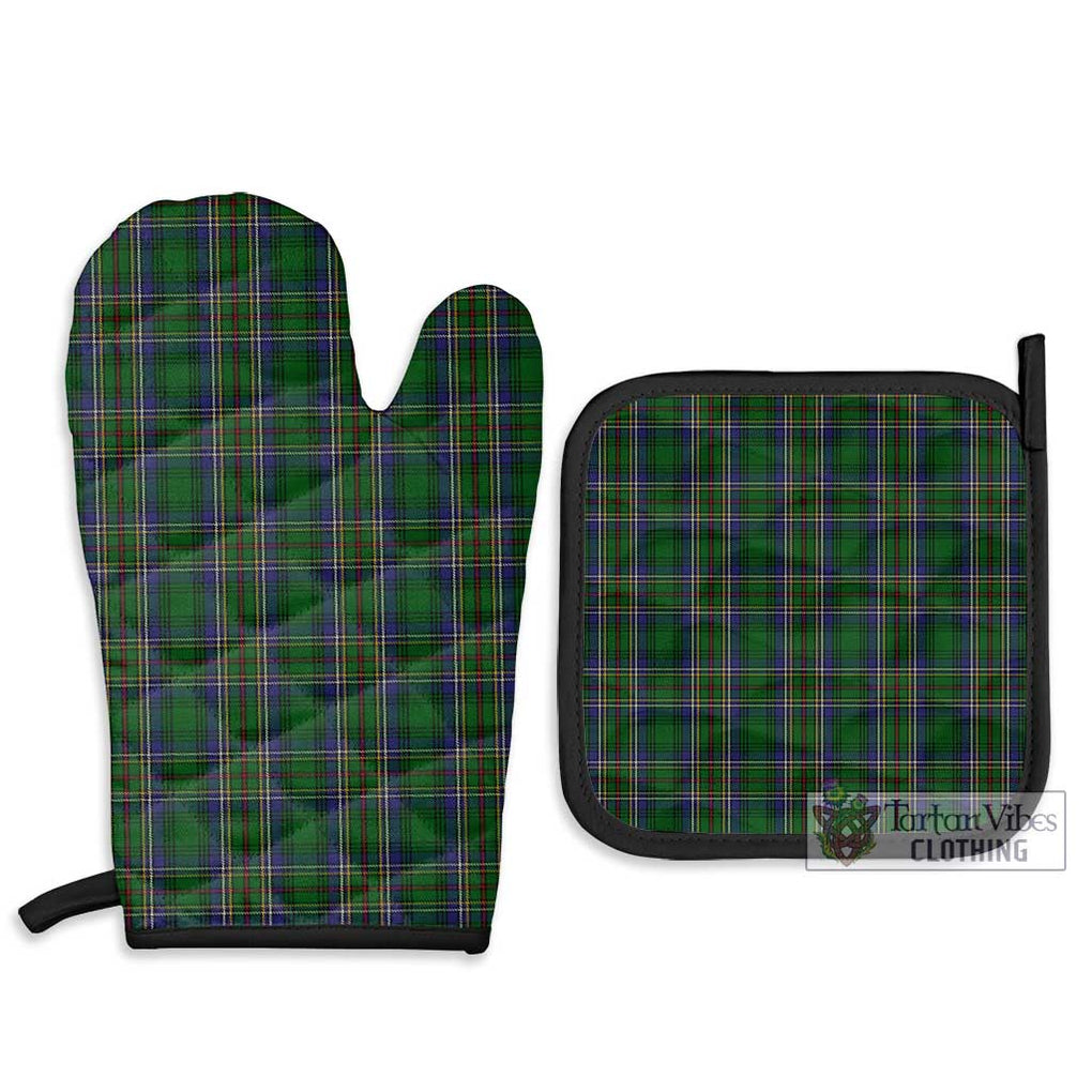 Cockburn Tartan Combo Oven Mitt & Pot-Holder Combo 1 Oven Mitt & 2 Pot-Holder Black - Tartan Vibes Clothing