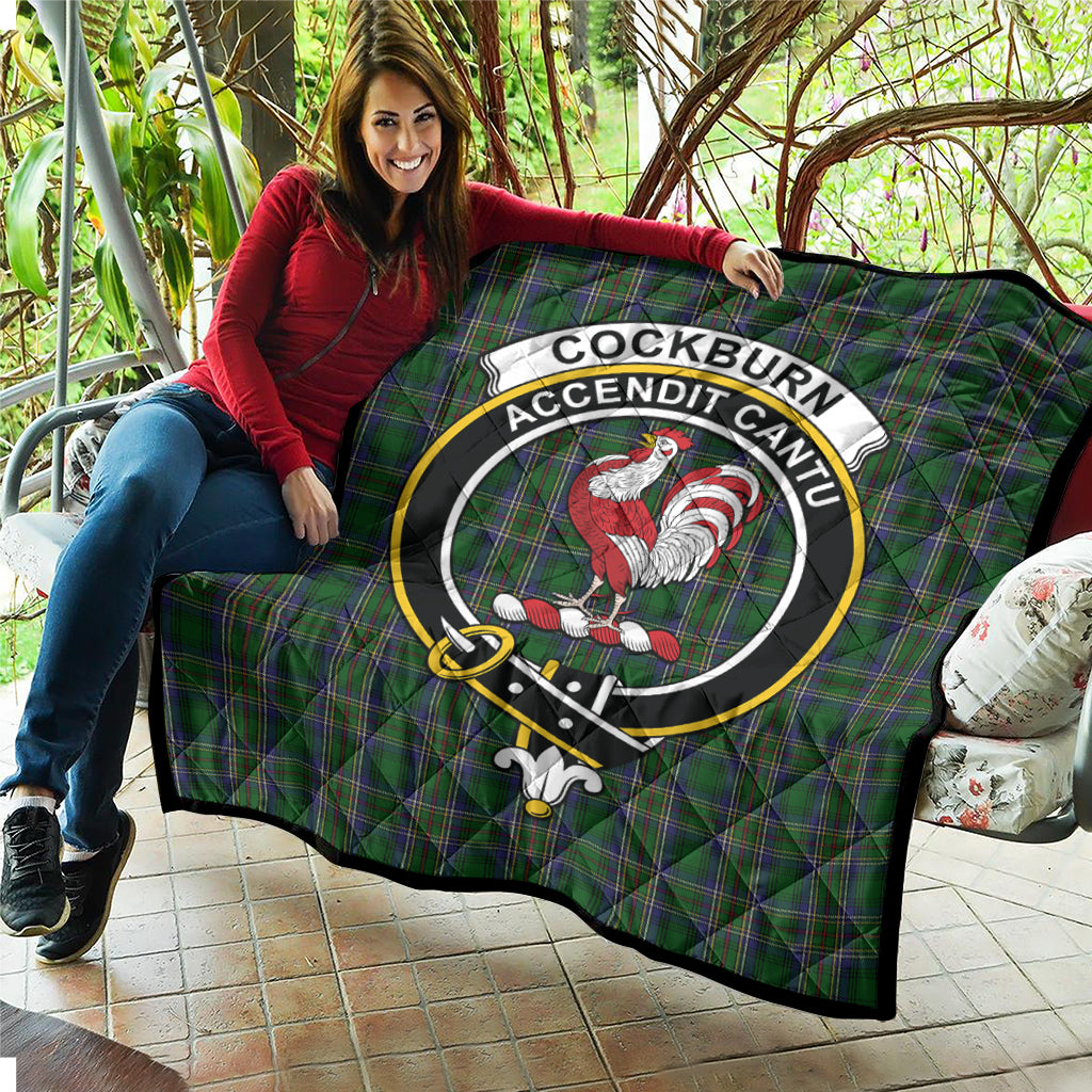 cockburn-tartan-quilt-with-family-crest