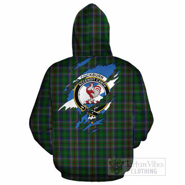 Cockburn Clan Crest In Me Tartan Cotton Hoodie Scotland Flag Style