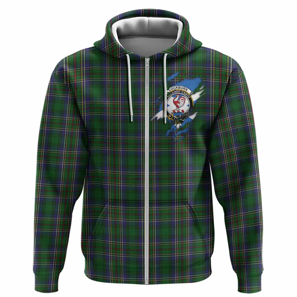 Cockburn Clan Crest In Me Tartan Hoodie Scotland Flag Style