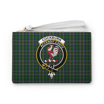 Cockburn Family Crest Tartan Clutch Bag