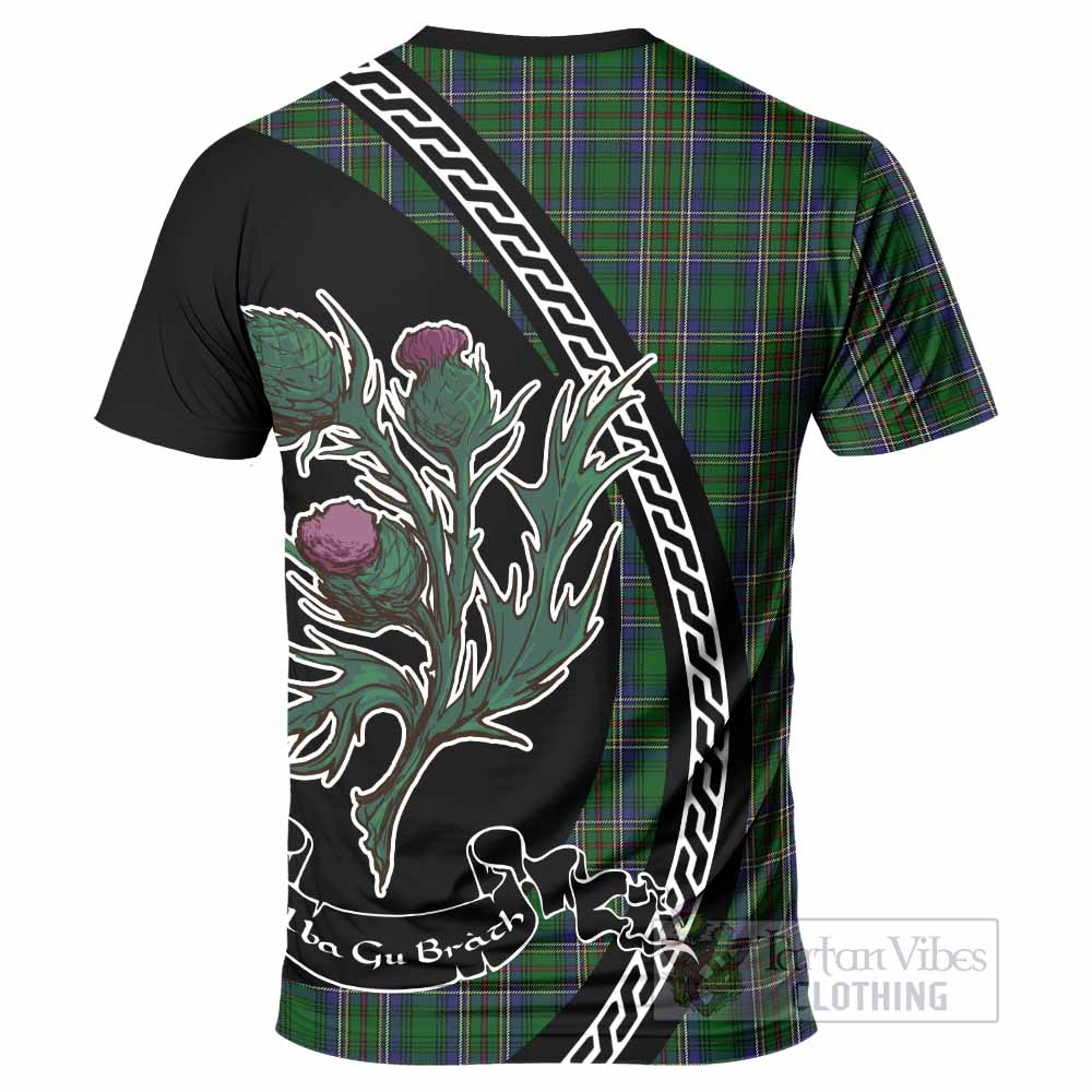 Cockburn Family Crest Tartan T-Shirt Alba Thistle Inspired - Tartan Vibes Clothing