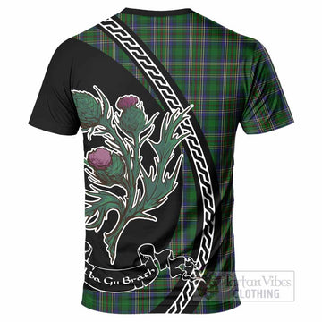 Cockburn Family Crest Tartan T-Shirt Alba Thistle Inspired - Tartan Vibes Clothing