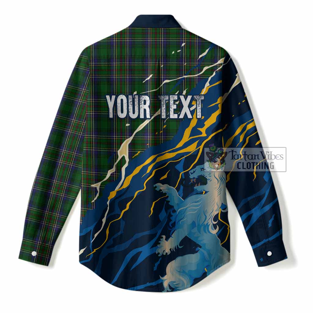 Cockburn Scotland Tartan Women Casual Shirt WC2026 Football - We'll Be Coming