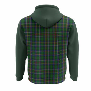 Cockburn Tartan Accent Hoodie with Family Crest