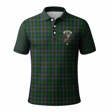 Cockburn Tartan Accent Polo Shirt with Family Crest