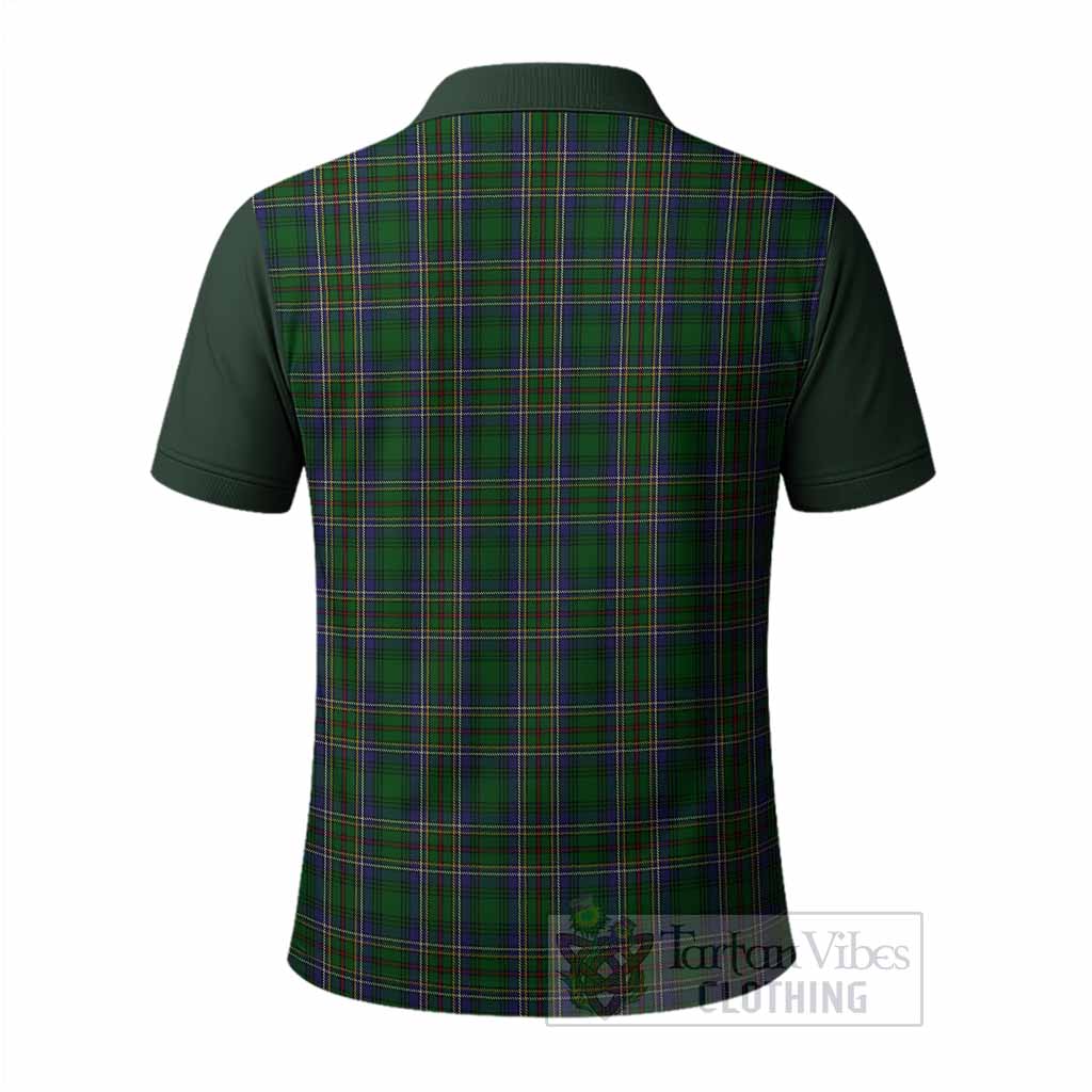 Cockburn Tartan Accent Polo Shirt with Family Crest