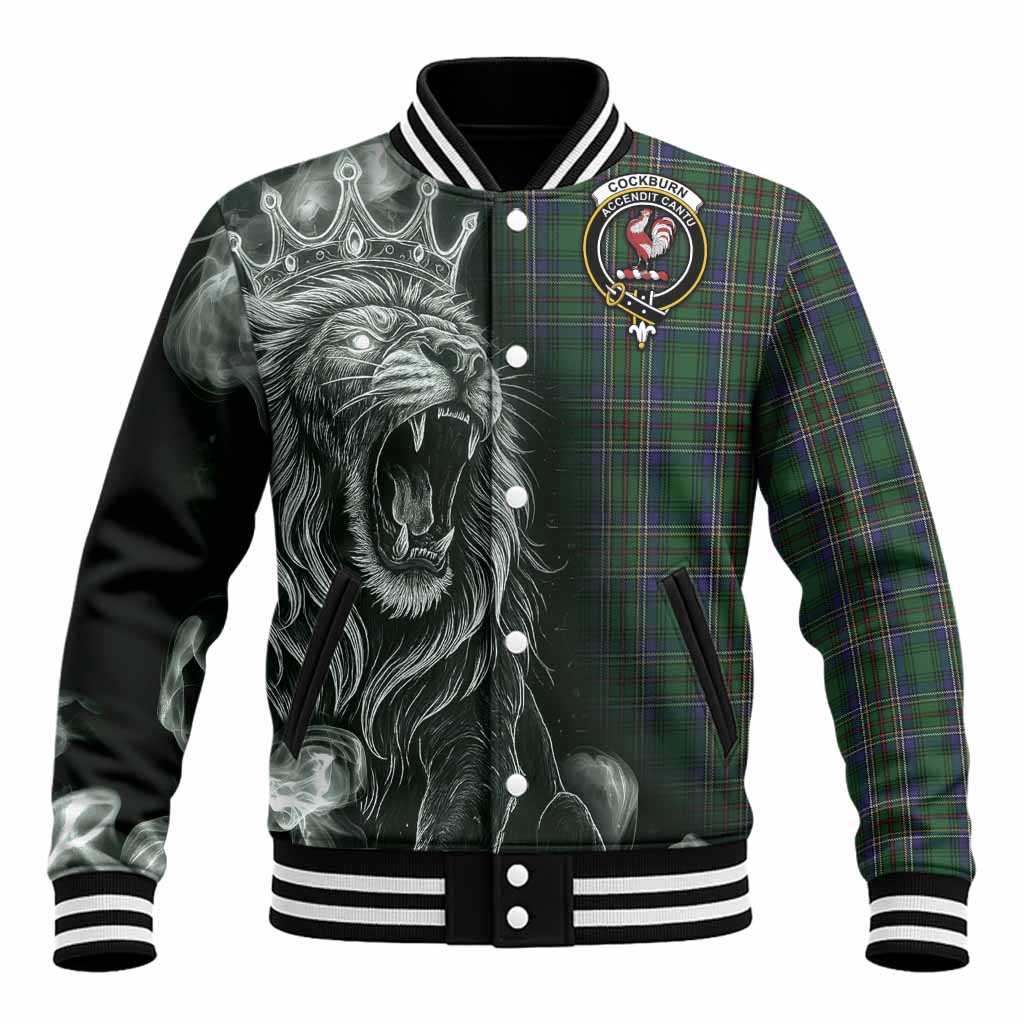 Cockburn Tartan Baseball Jacket Roaring Lion Heritage