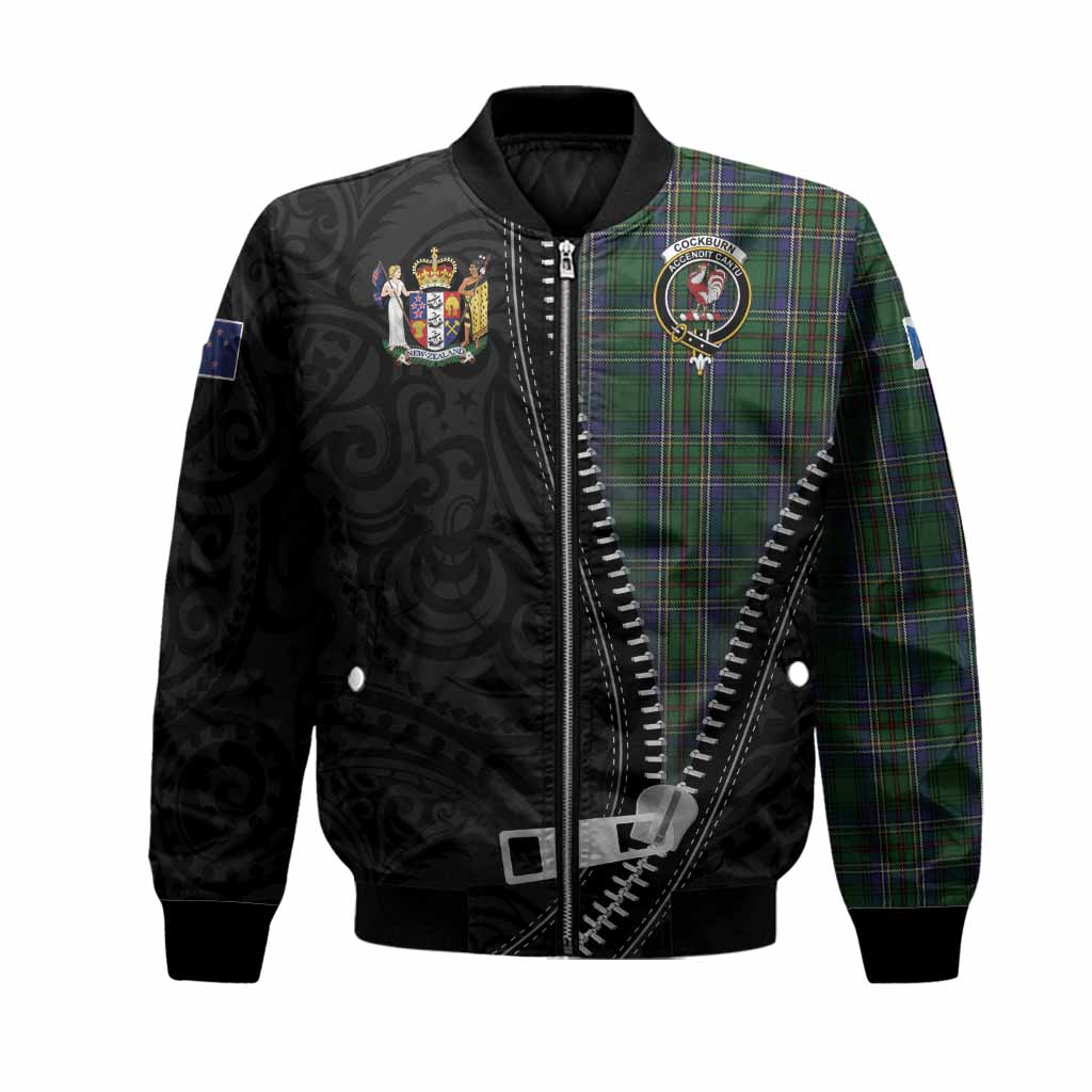 Cockburn Tartan Bomber Jacket New Zealand Pattern Unique Zipper Stylized