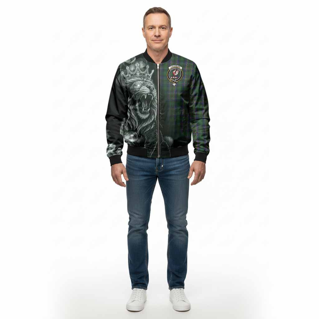 Cockburn Tartan Bomber Jacket Roaring Lion Heritage