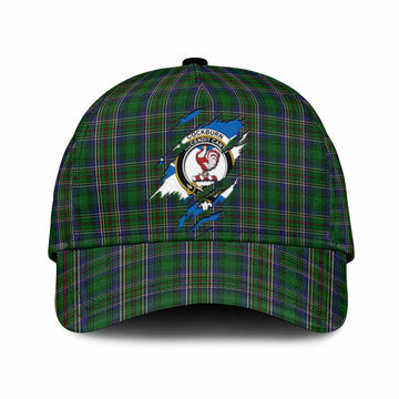 Cockburn Tartan Classic Cap with Family Crest In Me Style