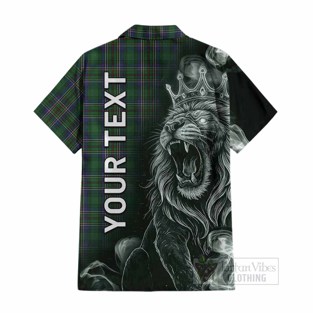 Cockburn Tartan Cotton Hawaiian Shirt Roaring Lion Heritage