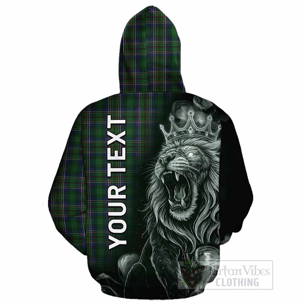 Cockburn Tartan Cotton Hoodie Roaring Lion Heritage