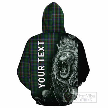 Cockburn Tartan Cotton Hoodie Roaring Lion Heritage