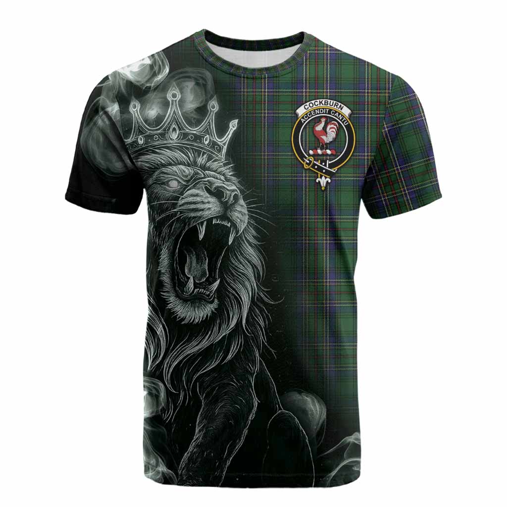 Cockburn Tartan Cotton T-shirt Roaring Lion Heritage