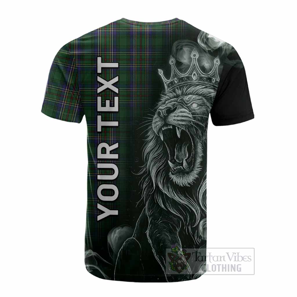 Cockburn Tartan Cotton T-shirt Roaring Lion Heritage