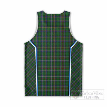Cockburn Tartan Crest Men Tank Top Scotland Coat of Arm Flag Style