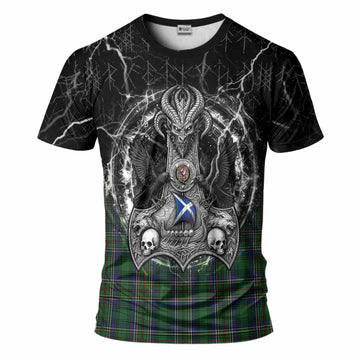 Cockburn Tartan Crest T-Shirt Celtic Odin's Raven Legacy