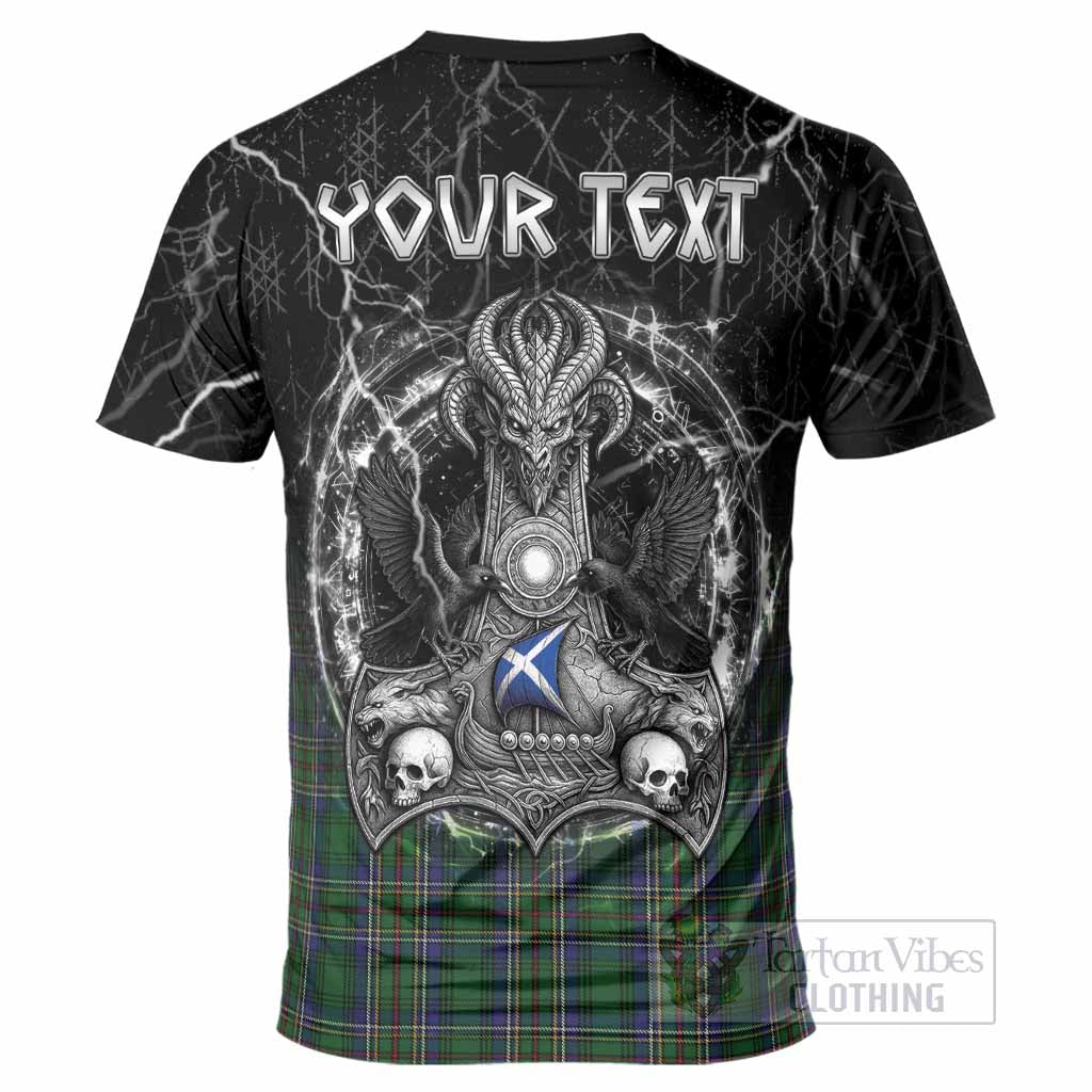 Cockburn Tartan Crest T-Shirt Celtic Odin's Raven Legacy