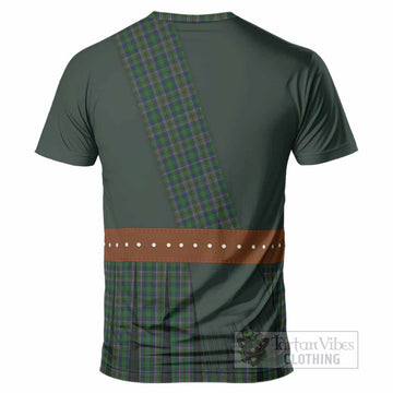 Cockburn Tartan Crest T-Shirt Kilt Costume Style