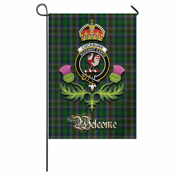 Cockburn Tartan Family Crest Garden Flag Royal Thistle Welcome Style - Tartan Vibes Clothing