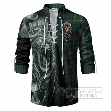 Cockburn Tartan Ghillie Shirt Roaring Lion Heritage