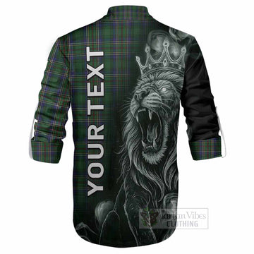 Cockburn Tartan Ghillie Shirt Roaring Lion Heritage
