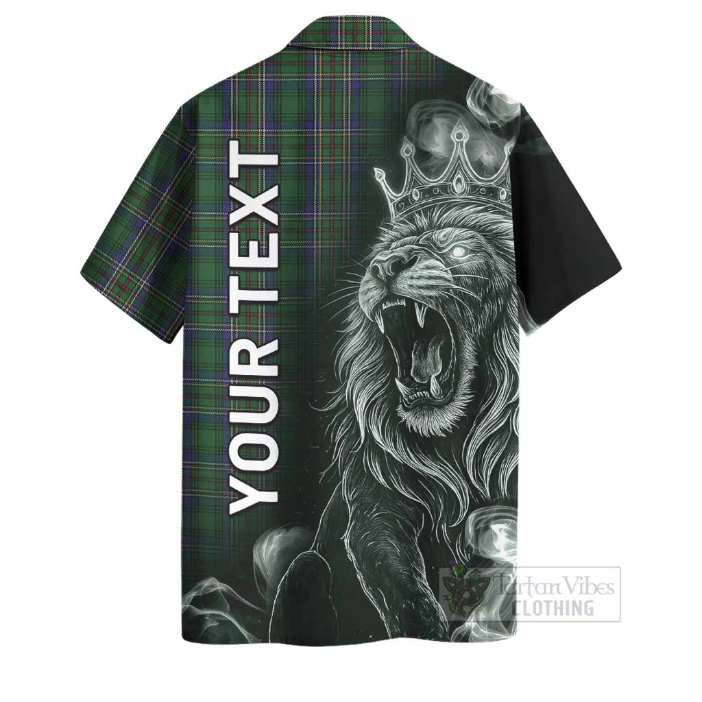 Cockburn Tartan Hawaiian Shirt Roaring Lion Heritage