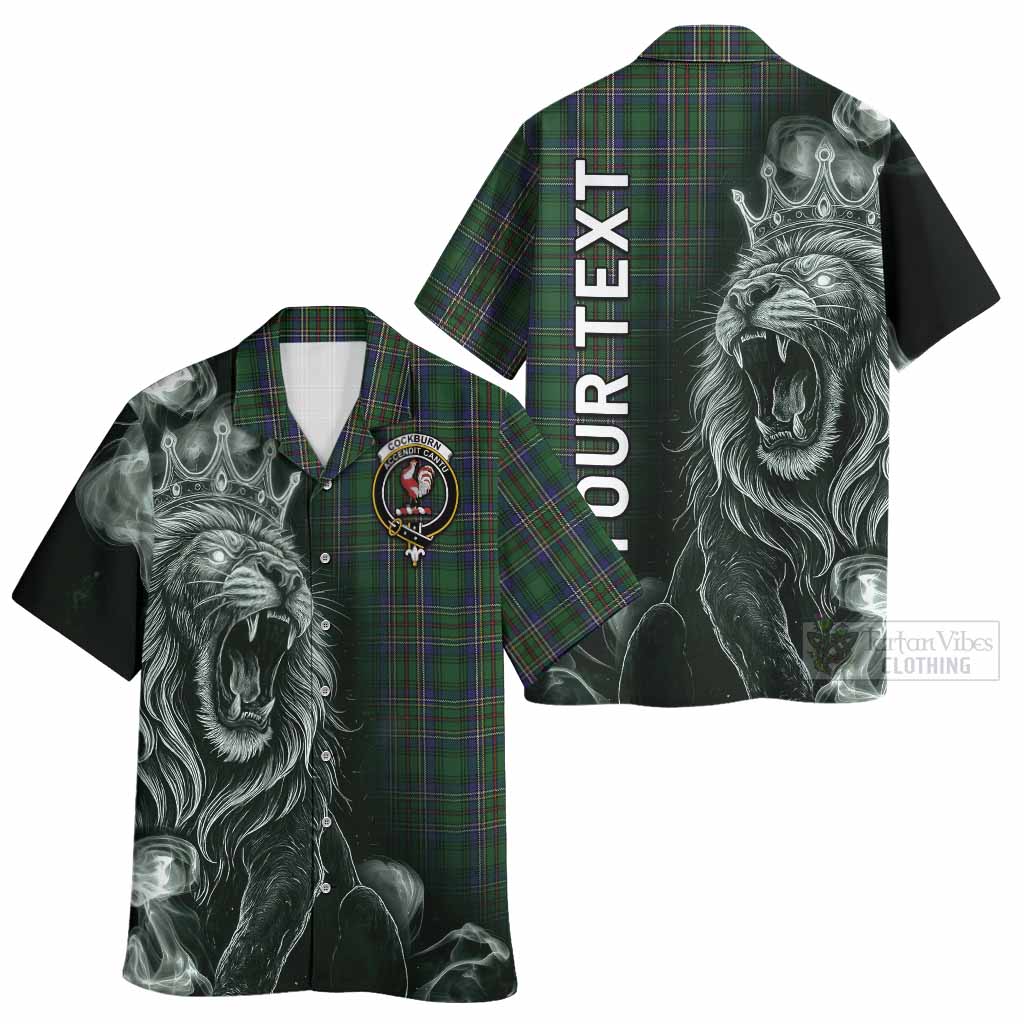 Cockburn Tartan Hawaiian Shirt Roaring Lion Heritage