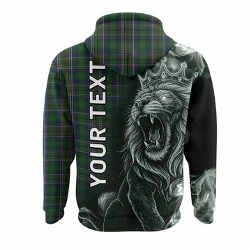 Cockburn Tartan Hoodie Roaring Lion Heritage