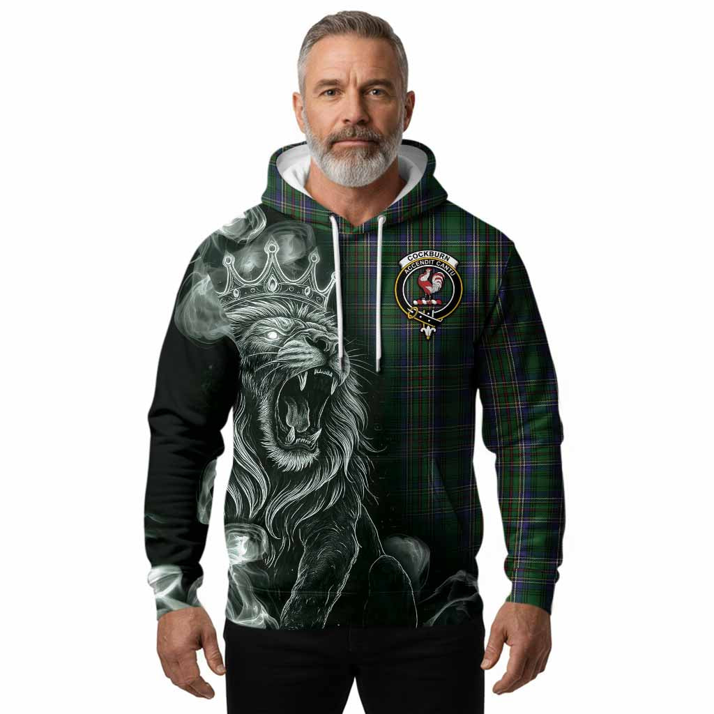Cockburn Tartan Hoodie Roaring Lion Heritage