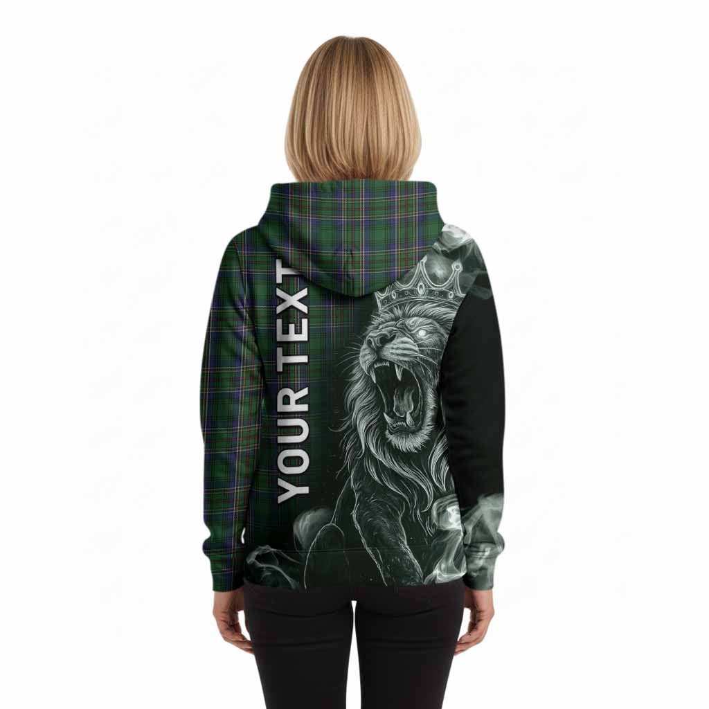 Cockburn Tartan Hoodie Roaring Lion Heritage
