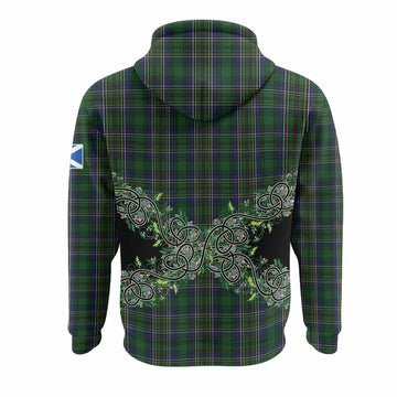 Cockburn Tartan Hoodie Thistle Scottish Spirit