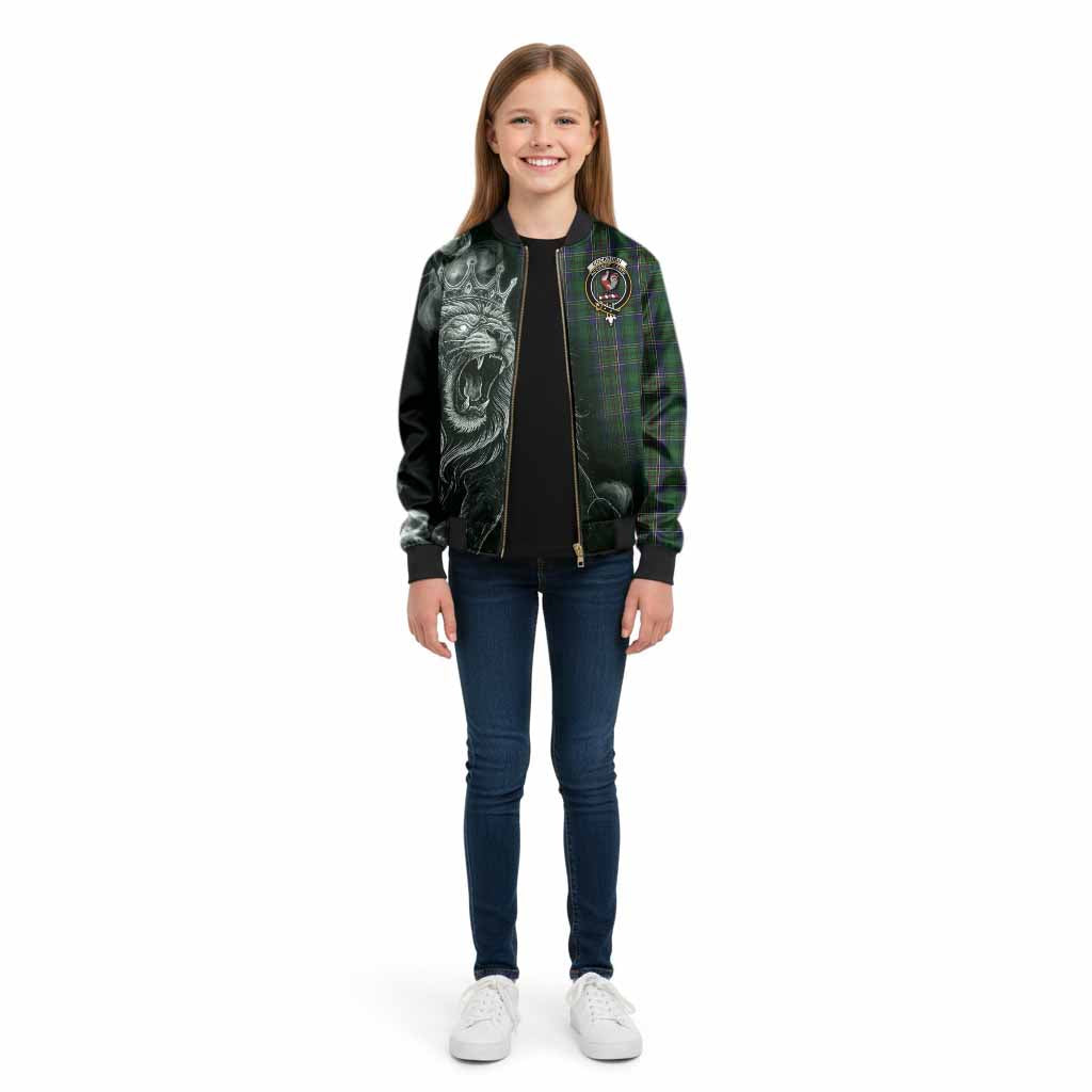 Cockburn Tartan Kid Bomber Jacket Roaring Lion Heritage
